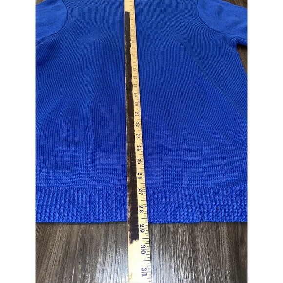 Jolly Sweaters Size M Blue Bro Where's the Party Holiday Ugly Christmas Sweater - Picture 16 of 16